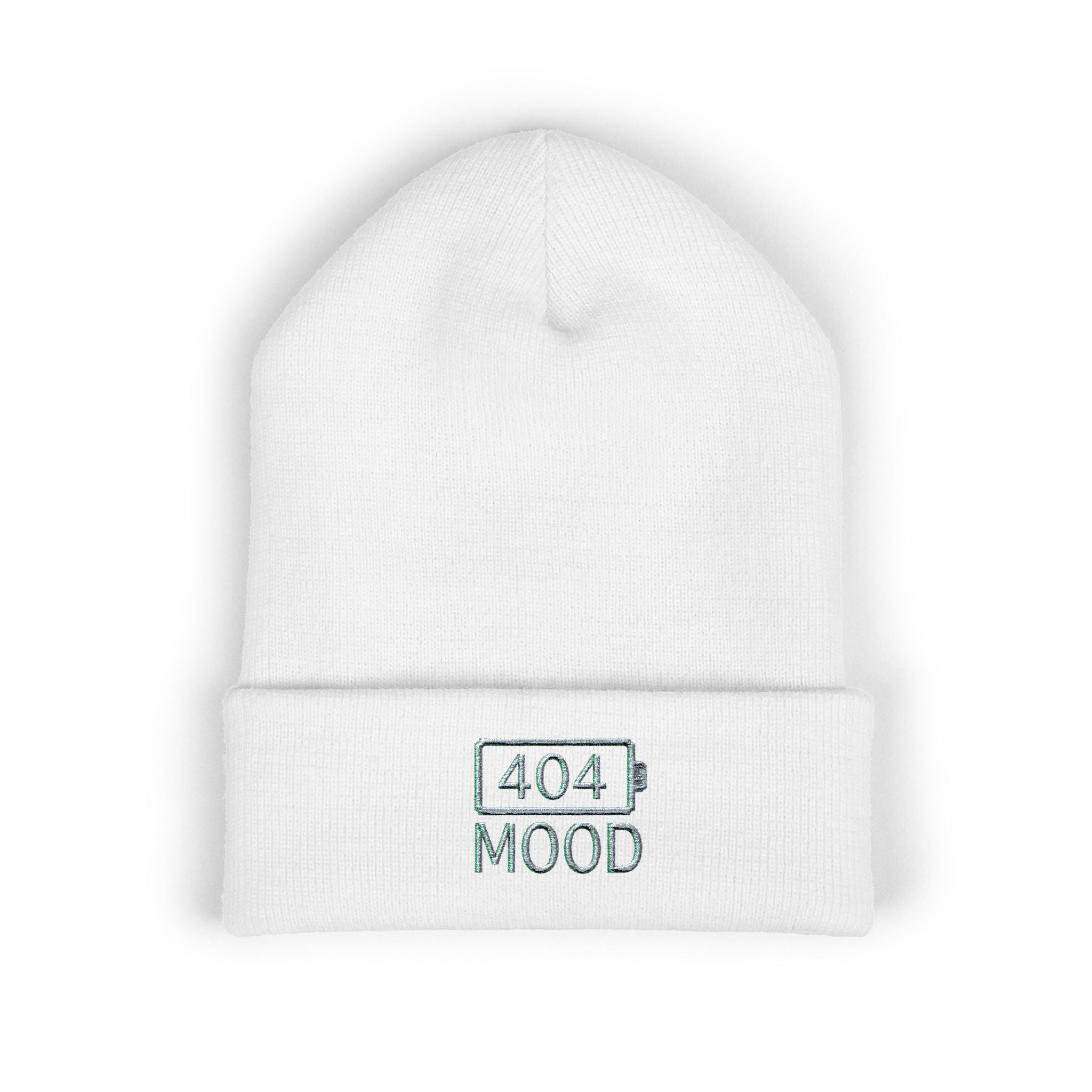 404 Mood beanie | embroidered cuffed beanie
