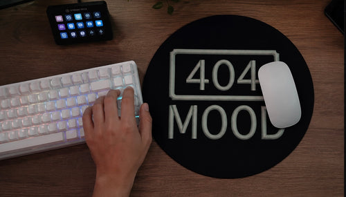 404 Mood Mouse Pad | Low Battery Graphic