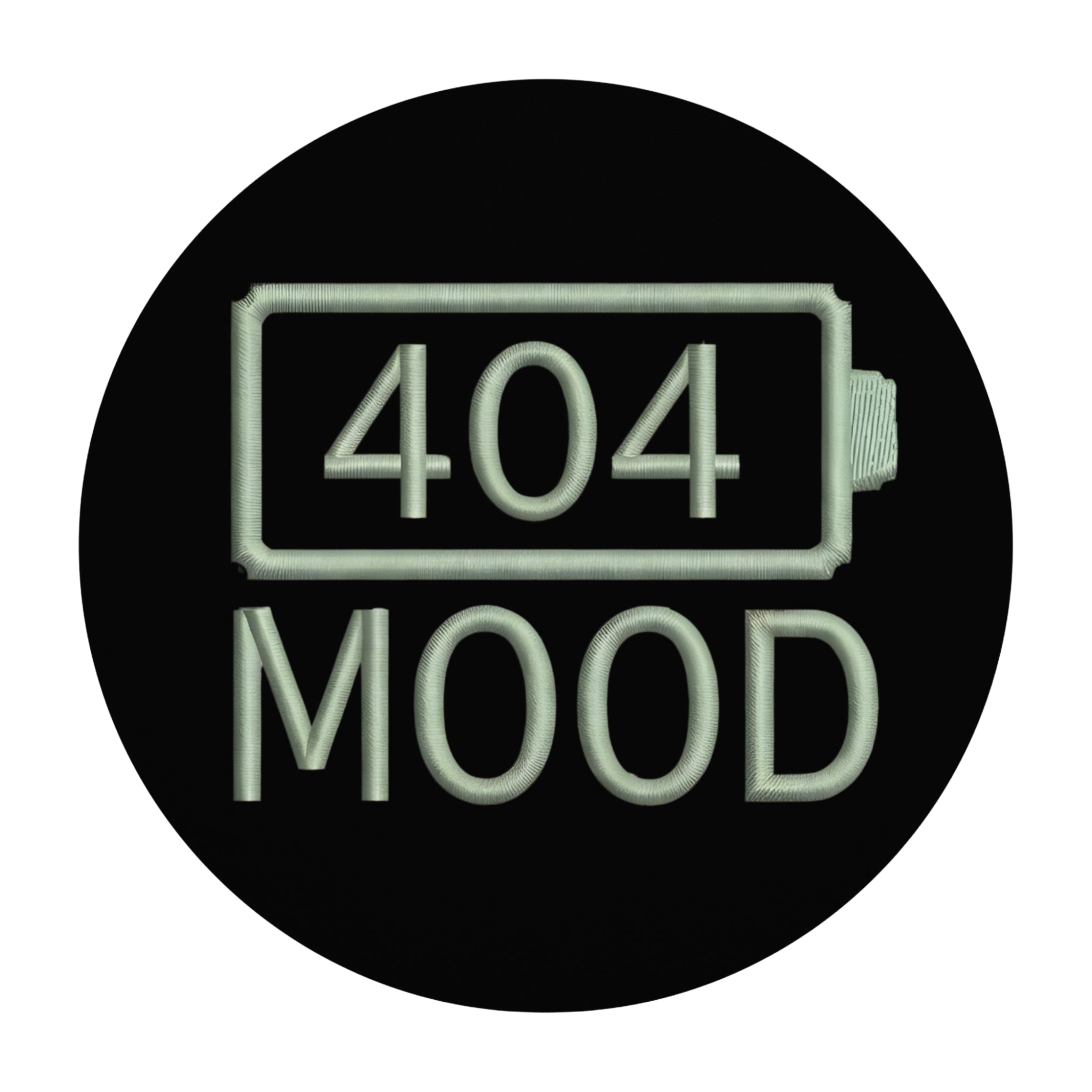404 Mood Mouse Pad | Low Battery Graphic