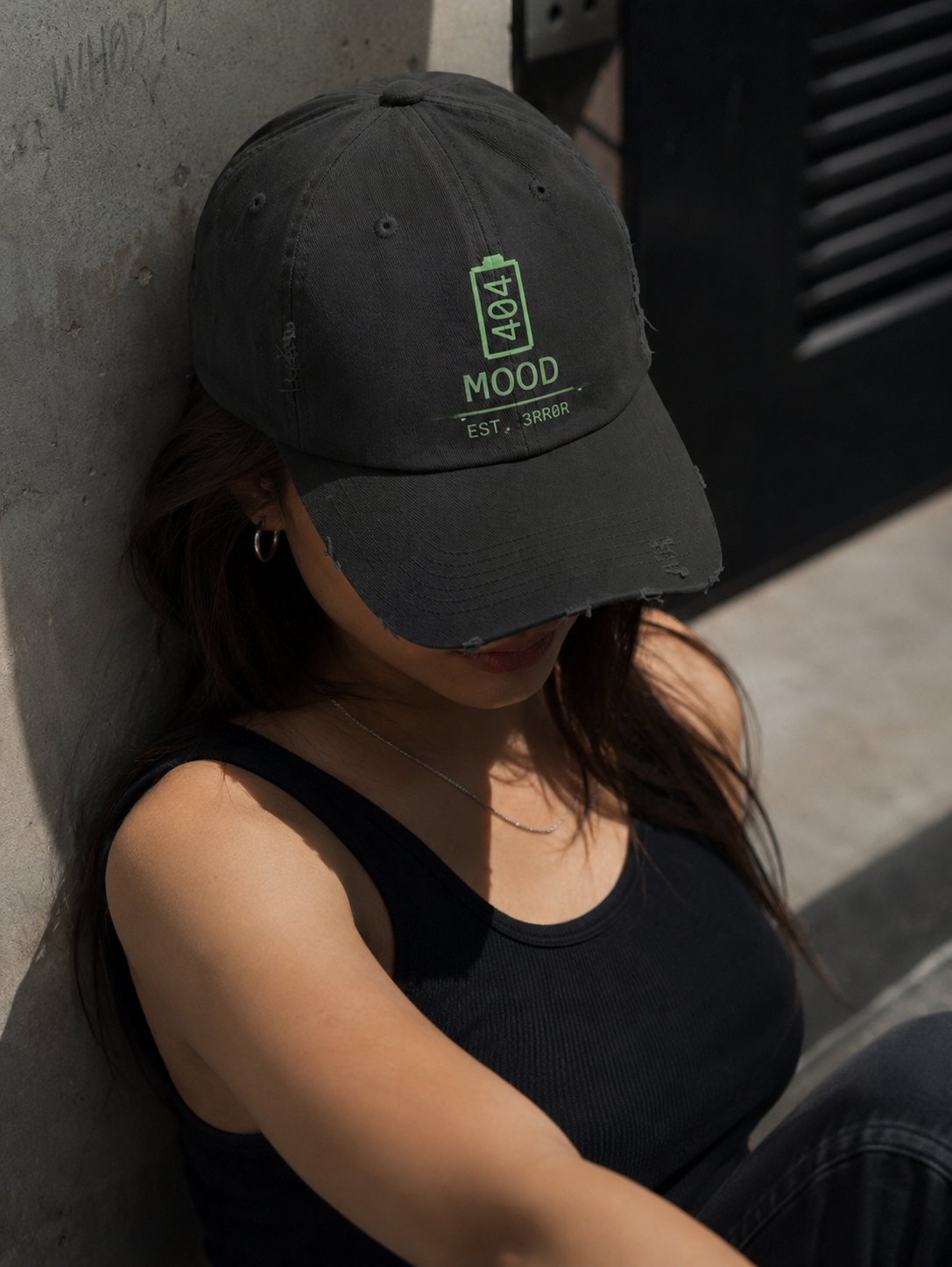 Unisex Distressed Cap MOOD404