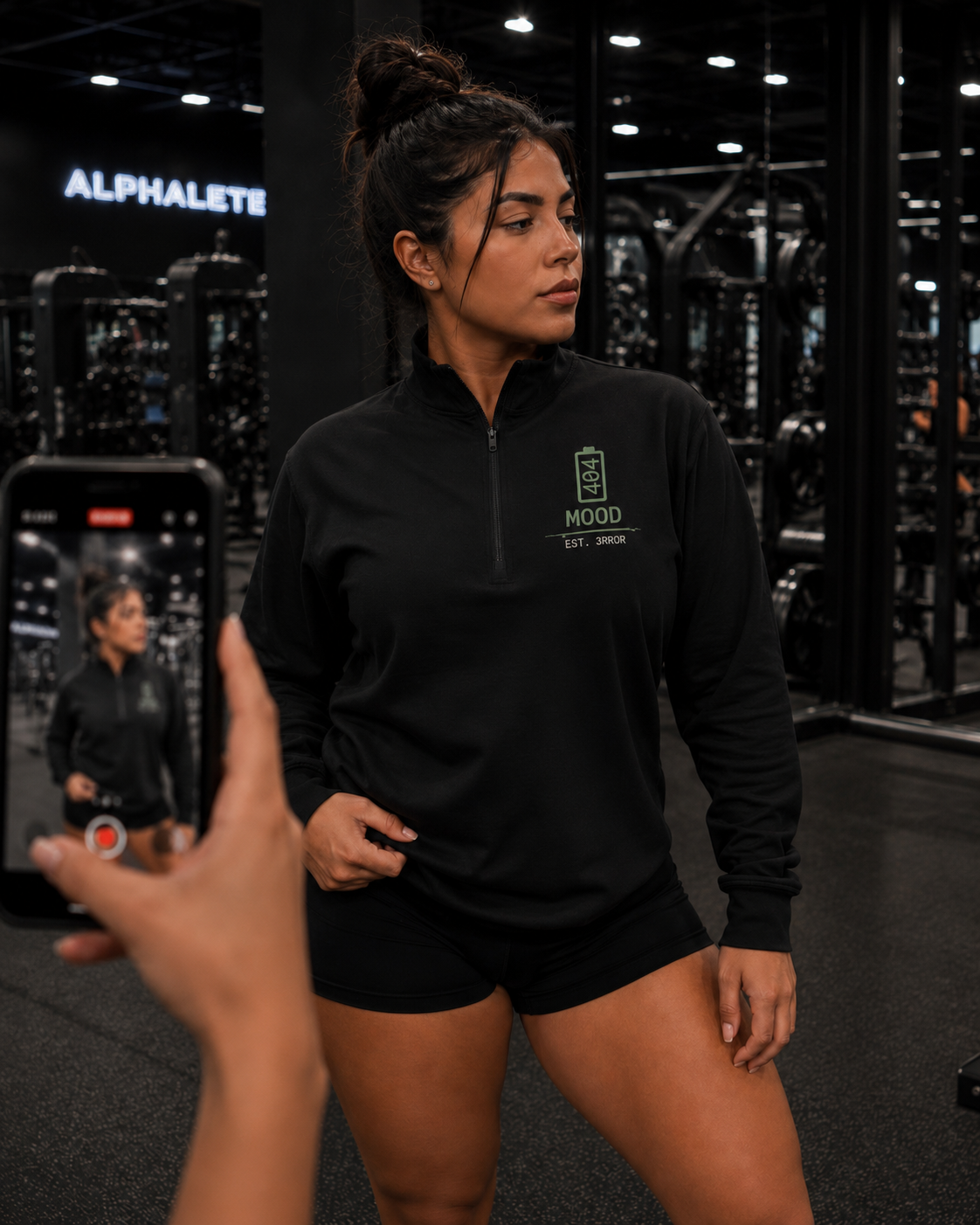 Unisex Quarter-Zip Pullover MOOD404