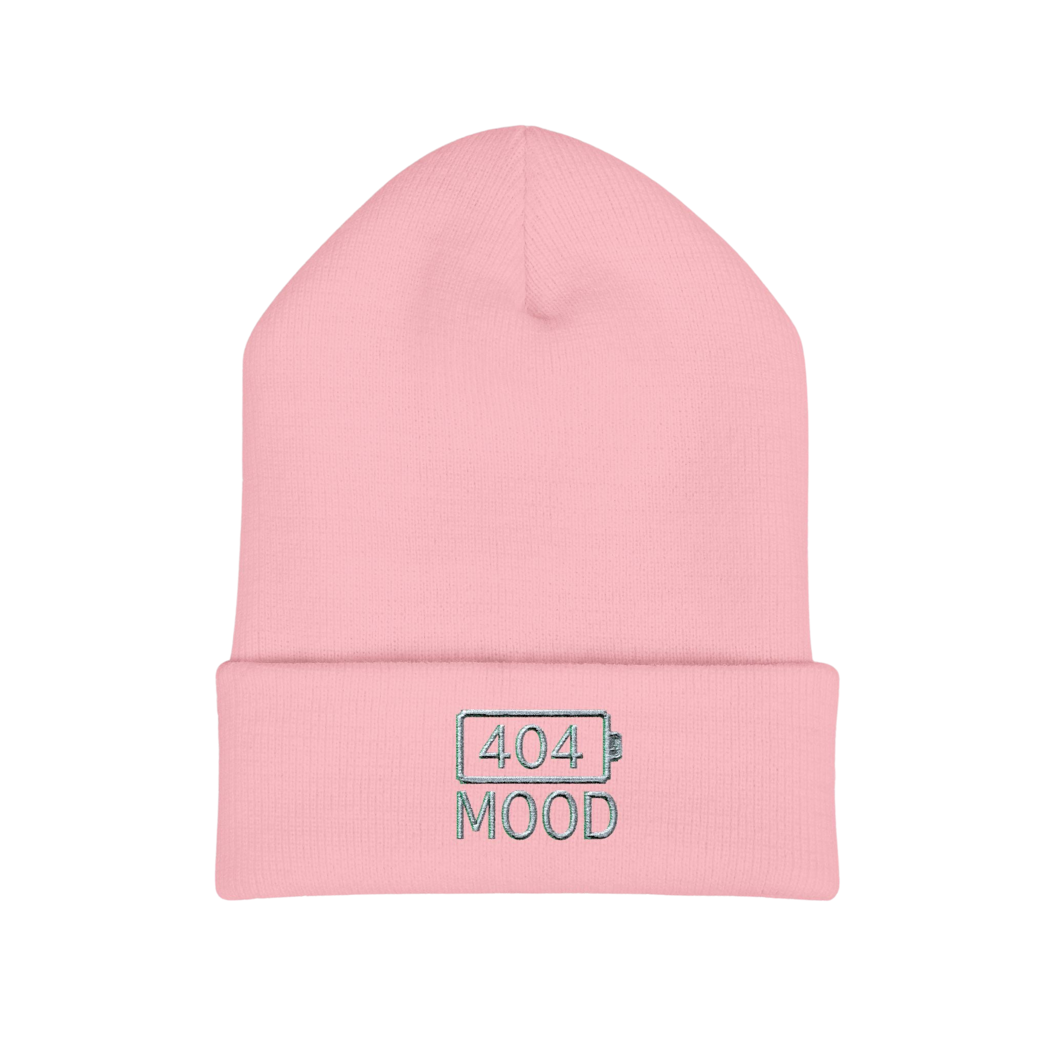 404 Mood beanie | embroidered cuffed beanie