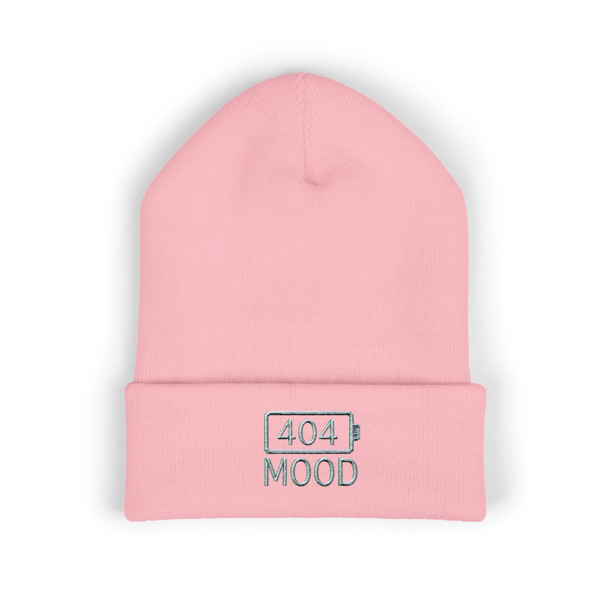 404 Mood beanie | embroidered cuffed beanie