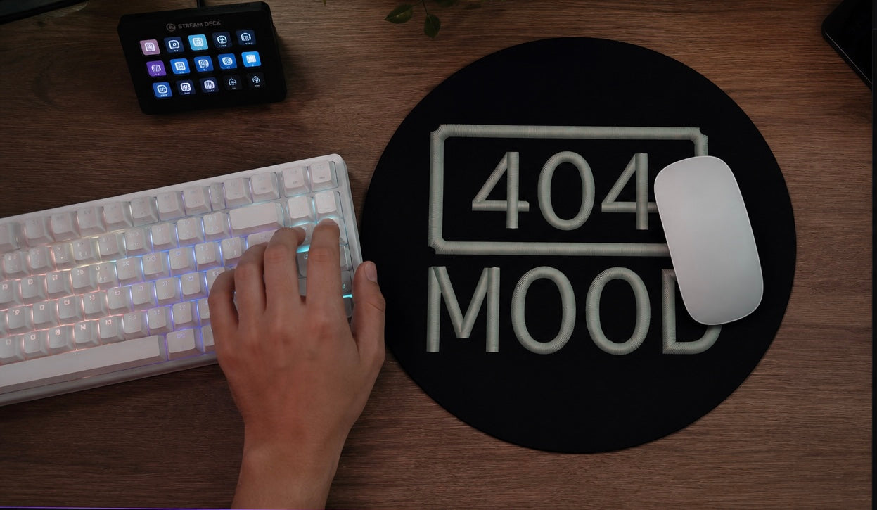 404 Mood Mouse Pad | Low Battery Graphic